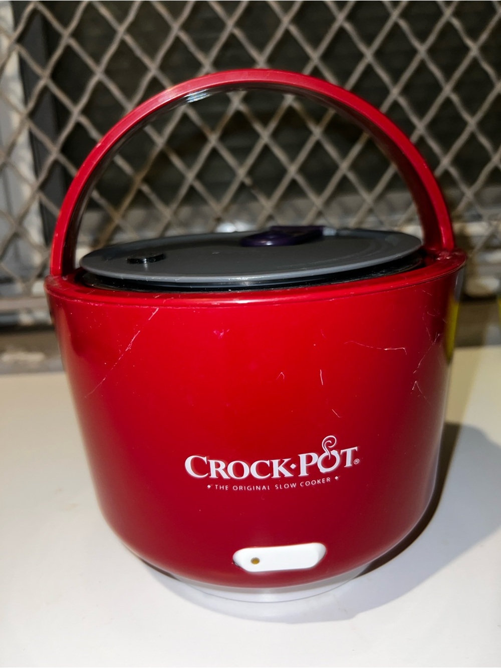 Portable Red Electric Mini Cooker